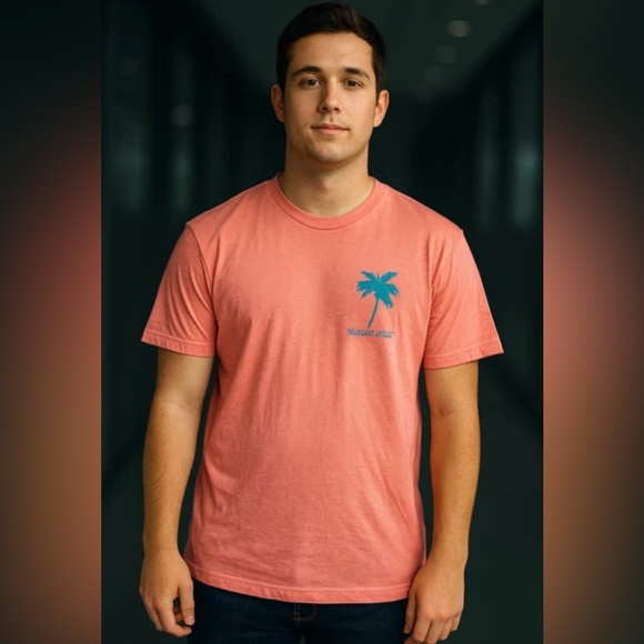 Margaritaville 100% Cotton T-Shirt Coral Vacay Vibes - Picture 2 of 11